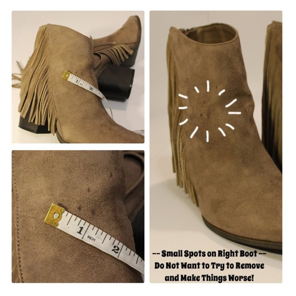 Leather Fringed Ankle Boot by Candie's - Picture 7 of 8